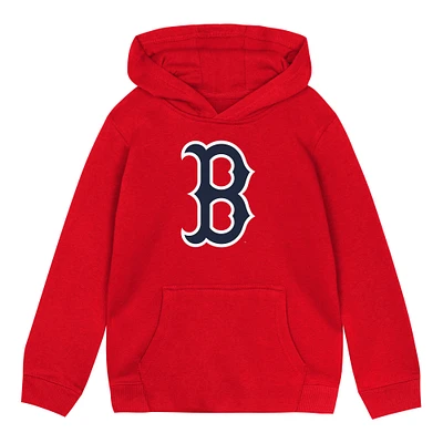Sweat à capuche en polaire rouge avec logo principal des Red Sox de Boston pour tout-petit