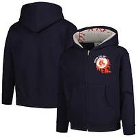 Toddler Soft as a Grape Navy Boston Red Sox Baseball Full-Zip Hoodie Jacket