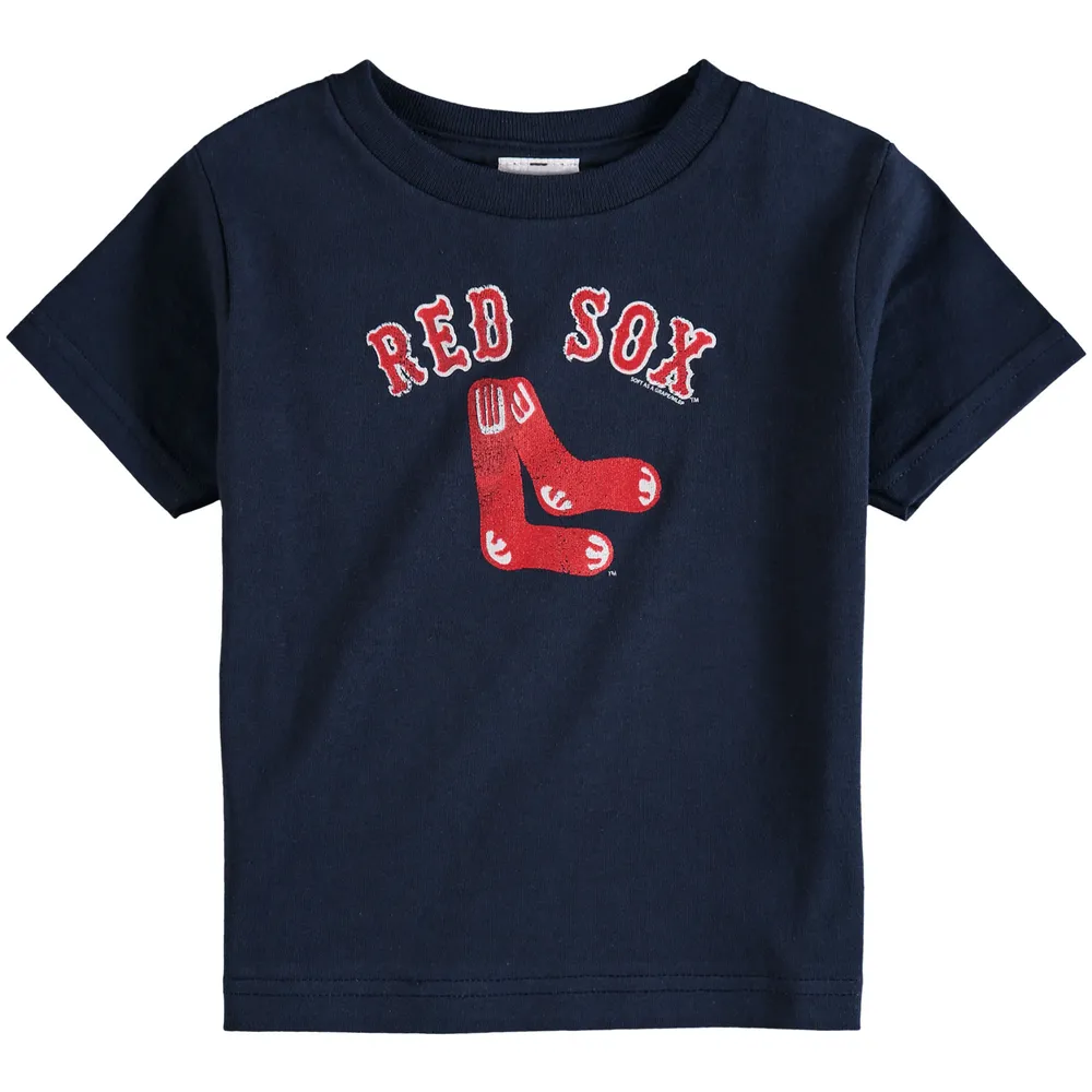 Youth Boston Red Sox Navy Blue Cooperstown T-Shirt