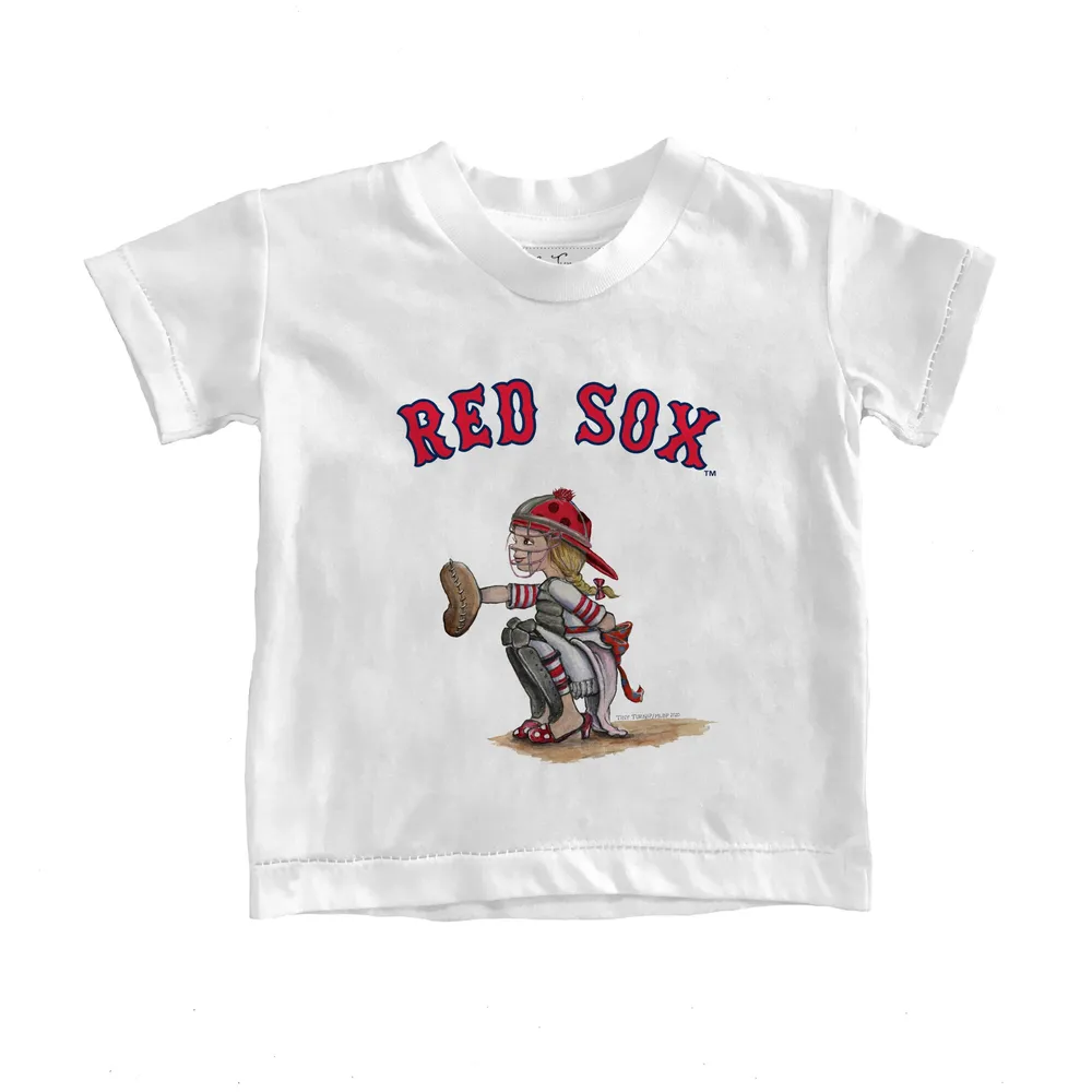 Infant Tiny Turnip Red Boston Sox Stega T-Shirt