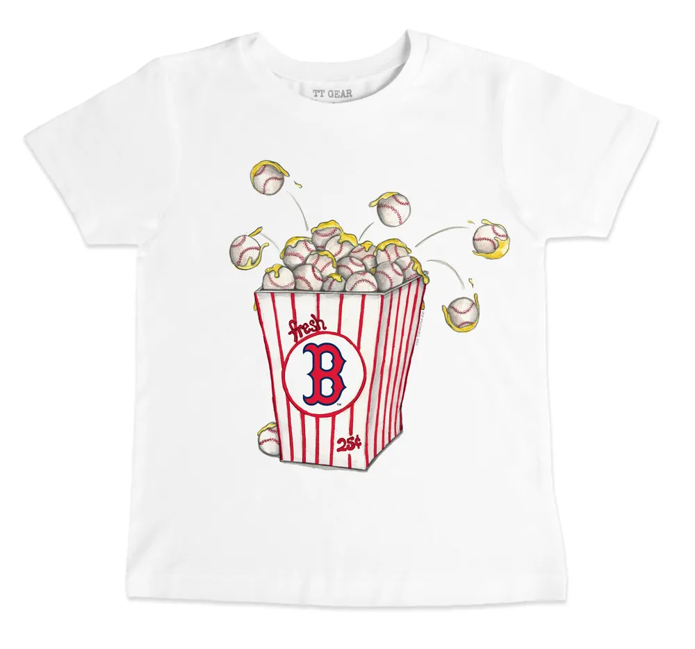 Infant Tiny Turnip Red Boston Sox Stega T-Shirt