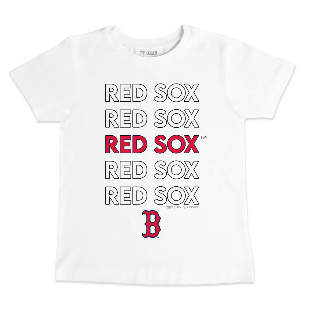 Boston Red Sox Tiny Turnip Infant Shark Team T-Shirt - White