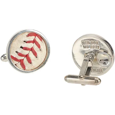 Boston Red Sox Tokens and Icons 2007 World Series Game-Used Baseball Cuff Links