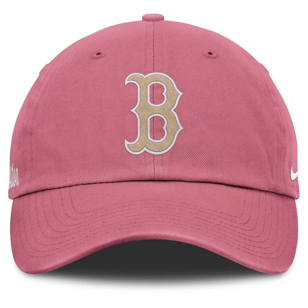 Unisex Nike Pink Boston Red Sox Club Adjustable Hat