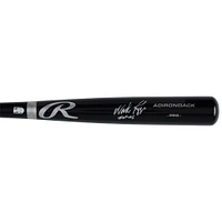 Batte Rawlings Pro noire autographiée par Wade Boggs des Boston Red Sox avec inscription « HOF 05 »