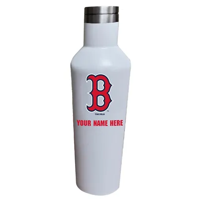 Boston Red Sox 17oz. Personalized Infinity Stainless Steel Water Bottle - White