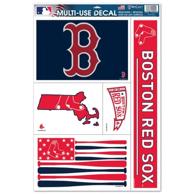 Boston Red Sox WinCraft 11" x 17" Stars and Stripes Multi-Use Decal Sheet