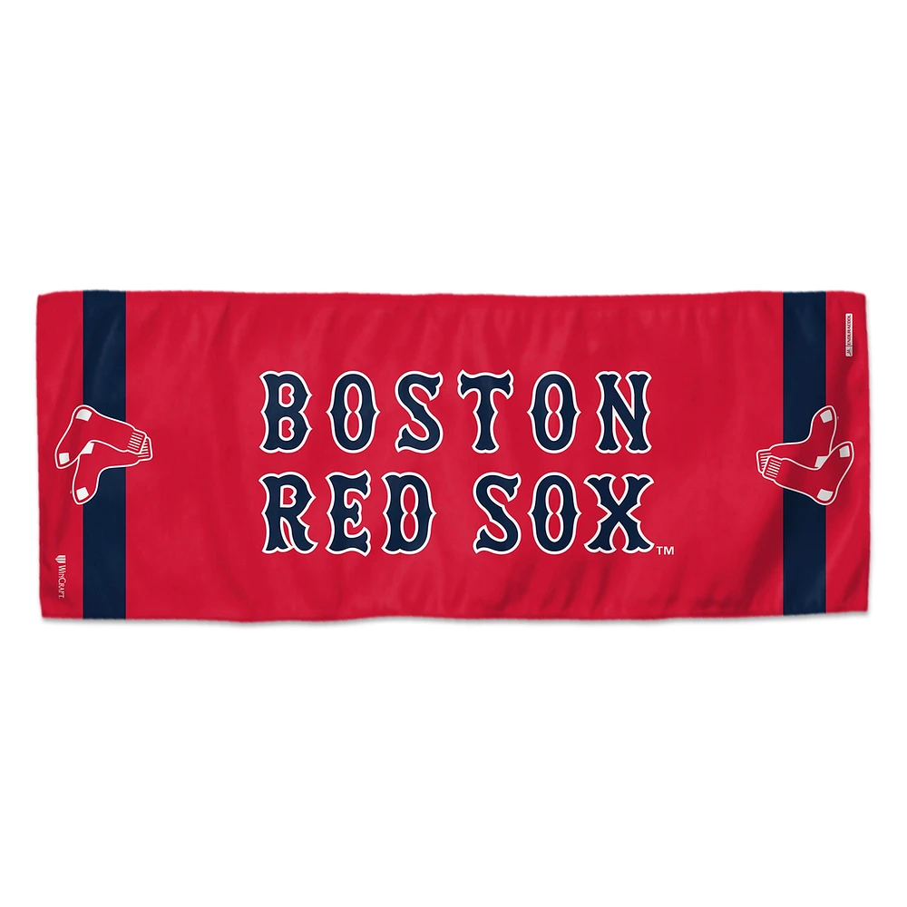 Serviette rafraîchissante double face WinCraft Boston Red Sox 30,5 x 76,2 cm