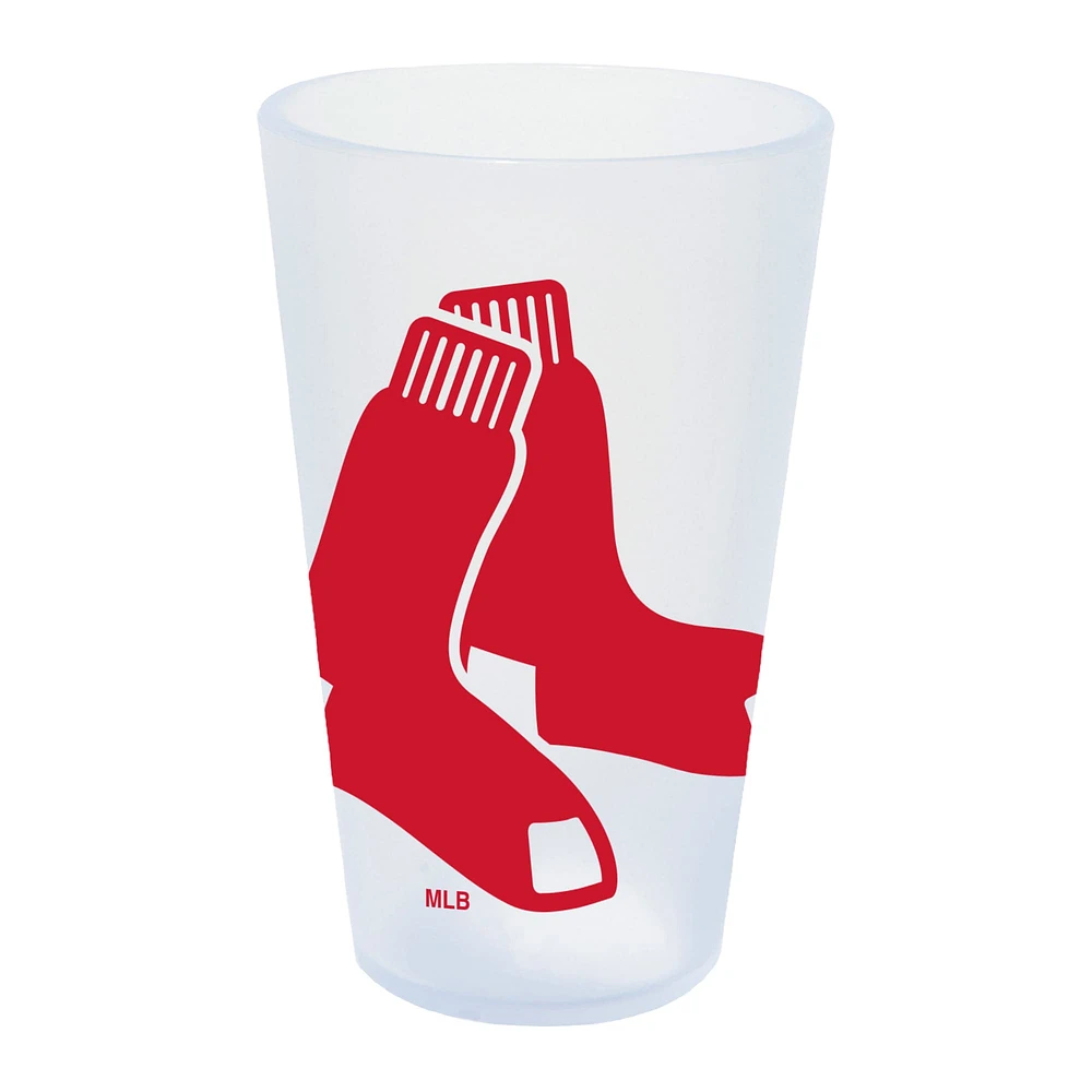 WinCraft Red Sox de Boston 16oz. Verre à pinte en silicone Icicle