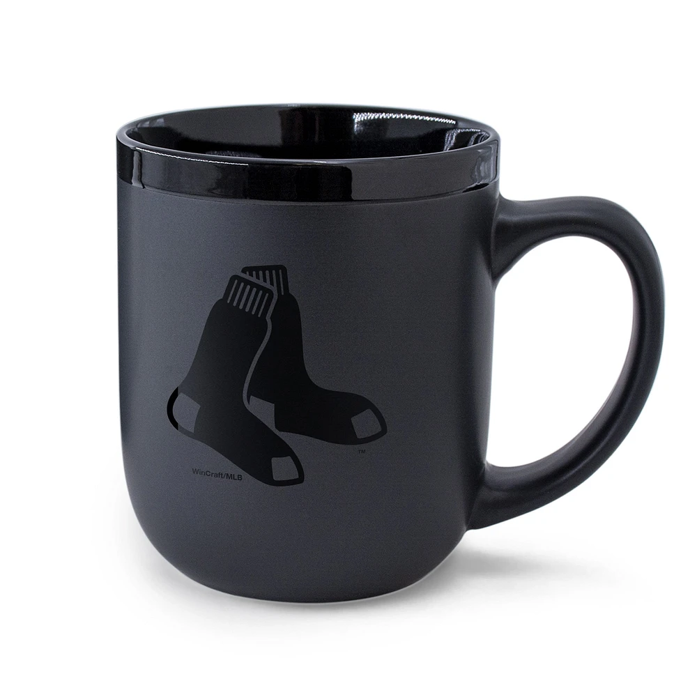 WinCraft Boston Red Sox 17 oz. Tasse noire ton sur ton