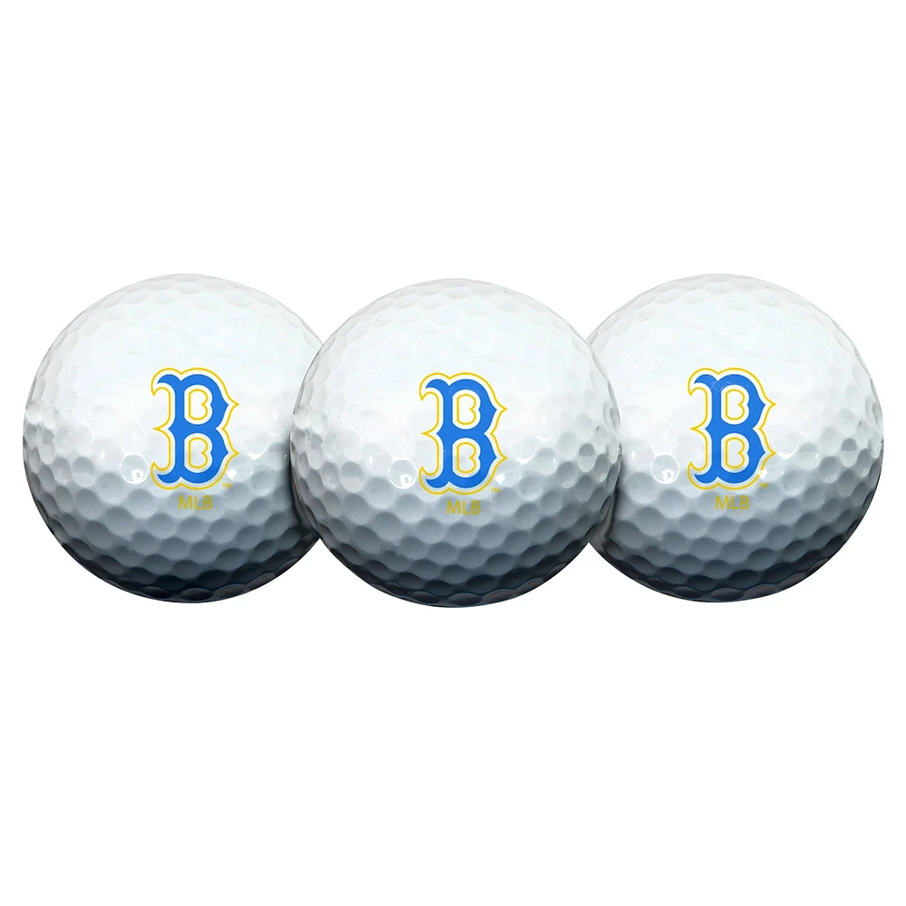 WinCraft Boston Red Sox 3-Pack Golf Ball Set