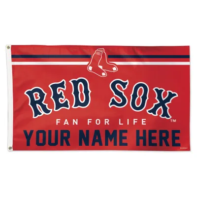 Boston Red Sox WinCraft 3' x 5' One-Sided Deluxe Personalized Flag