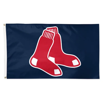 WinCraft Boston Red Sox 3' x 5' Drapeau simple face avec logo principal