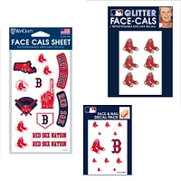 WinCraft Boston Red Sox 4" x 7" Waterless Tattoos Set