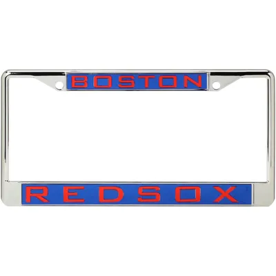 WinCraft Boston Red Sox Cadre de plaque d'immatriculation en métal incrusté au laser