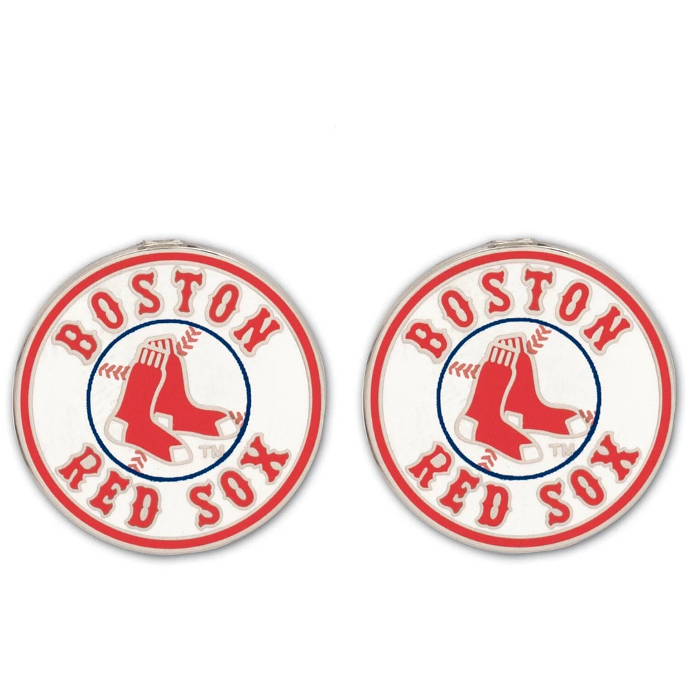 WinCraft Boston Red Sox Post Primary Logo Earrings