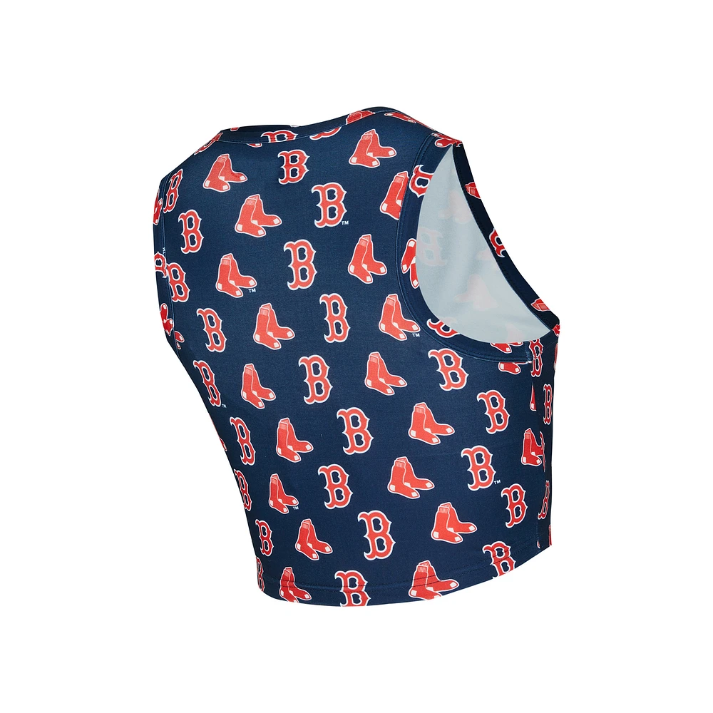 Ensemble débardeur et jupe-short en tricot bleu marine Boston Red Sox pour femme Concepts Sport