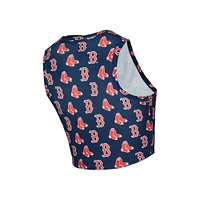 Ensemble débardeur et jupe-short en tricot bleu marine Boston Red Sox pour femme Concepts Sport
