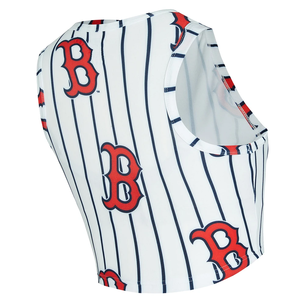 V100072 RedSox 0W24 Reel AOP Pinstripe Custom Record Knit Tank & Short Set BEDLADSLP UHT #1
