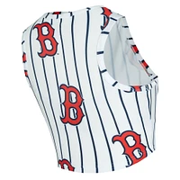 V100072 RedSox 0W24 Reel AOP Pinstripe Custom Record Knit Tank & Short Set BEDLADSLP UHT #1