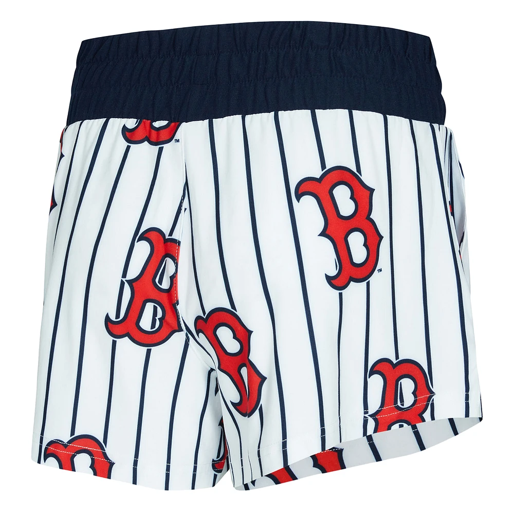 V100072 RedSox 0W24 Reel AOP Pinstripe Custom Record Knit Tank & Short Set BEDLADSLP UHT #1