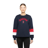 Sweat-shirt à enfiler Boston Red Sox Game Day Color bleu marine New Era pour femme