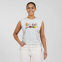 Women's WEAR by Erin Andrews  Heather Gray Boston Red Sox Cinched Tank Top