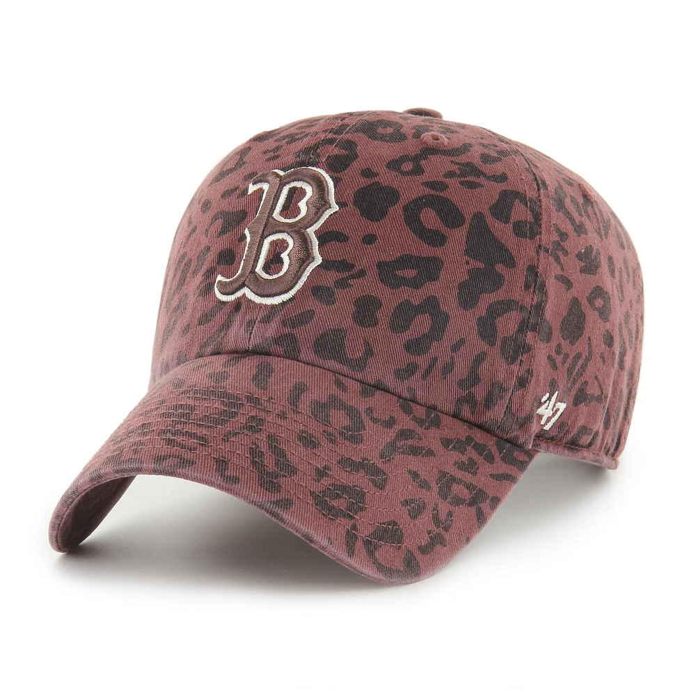 Casquette ajustable Boston Red Sox Tawny Clean Up marron 47 pour femme