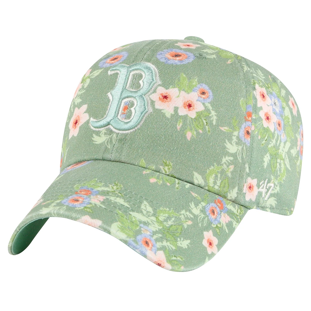 Casquette réglable '47 Green Boston Red Sox Meadow Garden Clean Up pour femmes