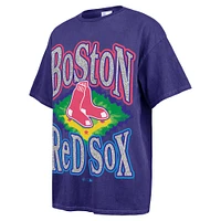 Women's '47 Navy Boston Red Sox Flashing Lights Boyfriend T-Shirt