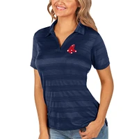 Polo Compass Boston Red Sox bleu marine Antigua pour femme