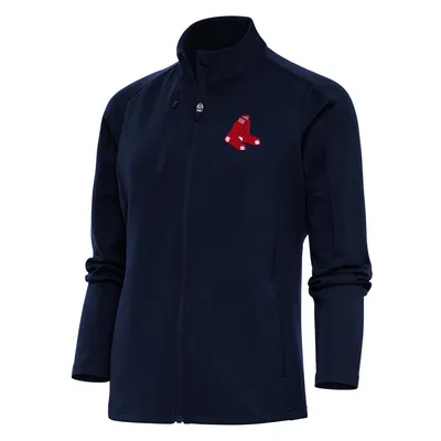 Lids Boston Red Sox New Era Women's Colorblock Full-Zip Hoodie - Navy