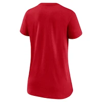 Women's Boston Red Sox Nike K-Bye Tri-Blend V-Neck T-Shirt