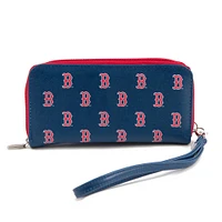 Portefeuille zippé Boston Red Sox pour femme