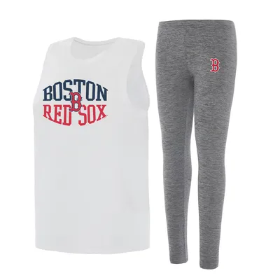 New York Yankees Concepts Sport Women's Sonata T-Shirt & Leggings Sleep Set  - Charcoal/White