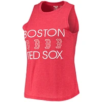 Concepts Sport Femme Bleu marine/rouge Boston Red Sox Meter Muscle Débardeur et pantalon Ensemble de nuit