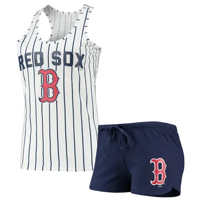 Boston Red Sox Concepts Sport Women's Vigor Racerback Tank Top & Shorts Sleep Set - Navy/White