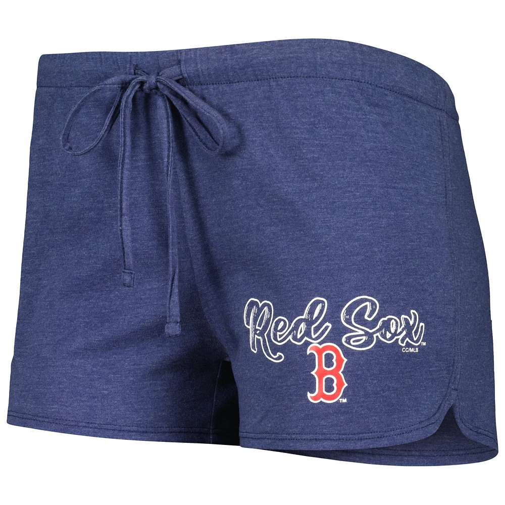 Ensemble de nuit avec débardeur et short à dos nageur Billboard Concepts Sport pour femmes, bleu marine Boston Red Sox