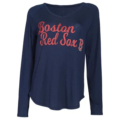 Boston Red Sox Concepts Sport Women's Composure Long Sleeve Top - Navy