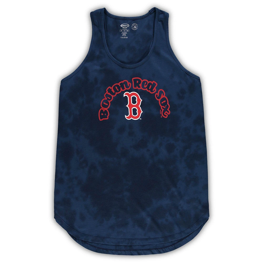 Women's Concepts Sport Navy Boston Red Sox Plus Jersey Tank Top & Pants Sleep Set
