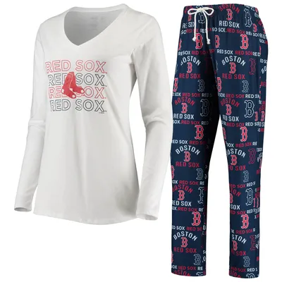 St. Louis Cardinals Concepts Sport Breakthrough Long Sleeve Top & Pants  Sleep Set - Red/Gray