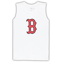 Ensemble de nuit avec débardeur et short Concepts Sport pour femme, blanc/bleu marine Boston Red Sox