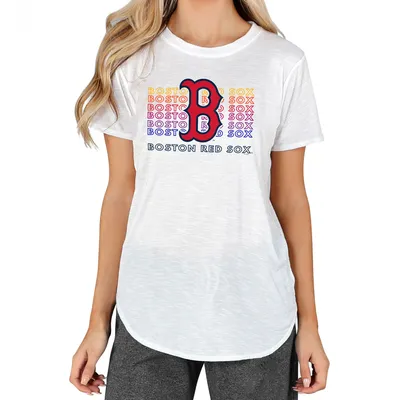 Women's New Era White Chicago Sox Colorblock T-Shirt Size: Small