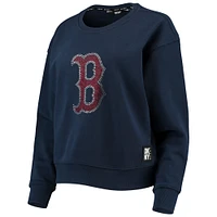 Sweat-shirt Carrie Boston Red Sox DKNY Sport pour femme, bleu marine