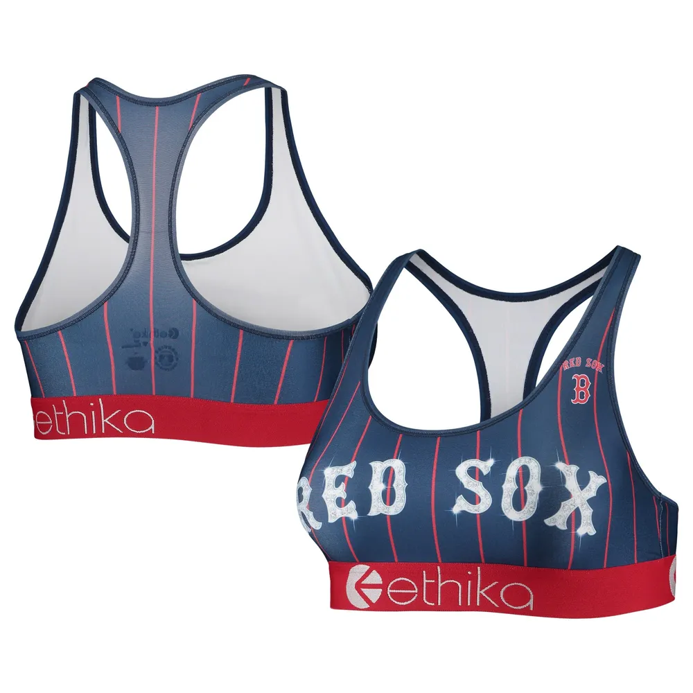 Lids Boston Red Sox Ethika Women's Slugger Bra - Navy