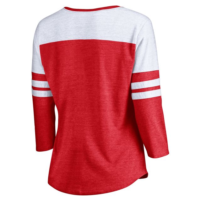 Boston Red Sox White/Red 3/4 Sleeve Shirt