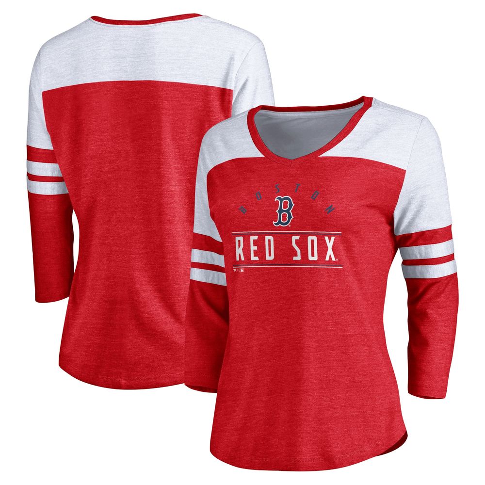 Fanatics Branded Women's Fanatics Branded Heather Red Boston Sox