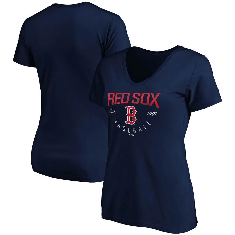 Boston Red Sox Fanatics Branded Official Logo T-Shirt - Navy