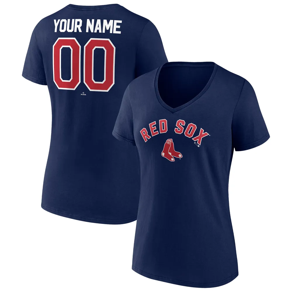 Red Sox Womens Customized Red Jersey