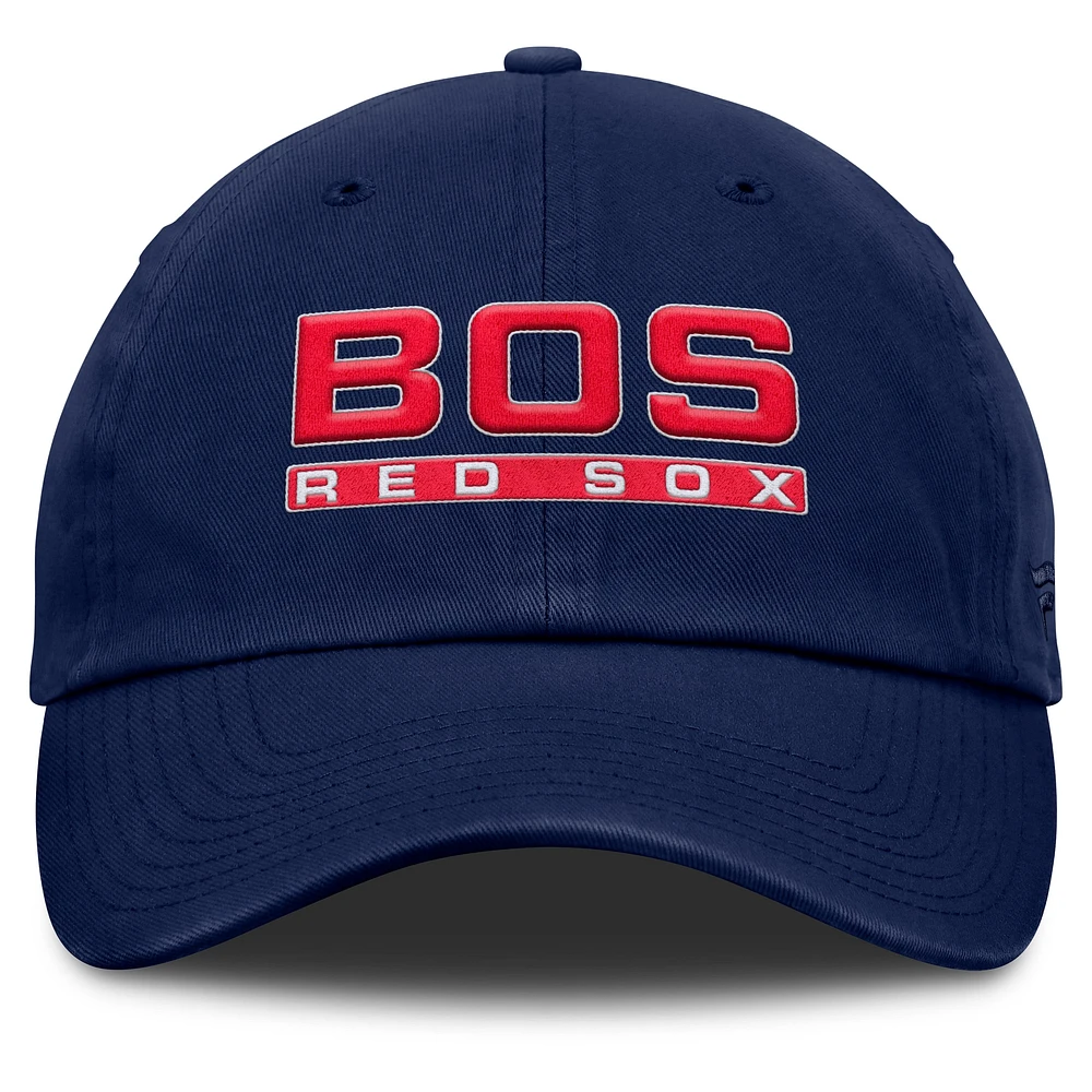 Women's Fanatics Navy Boston Red Sox Fly Out Adjustable Hat
